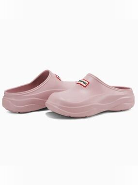 Hunter Blush Pink Slip-On Clog Mules